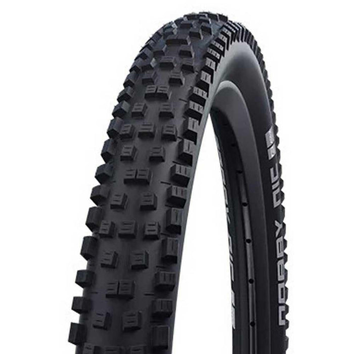 SCHWALBE Unisex's Nobby Nic Performance TwinSkin TLR Folding Tyre, Black, 62-559 (26x2.40)