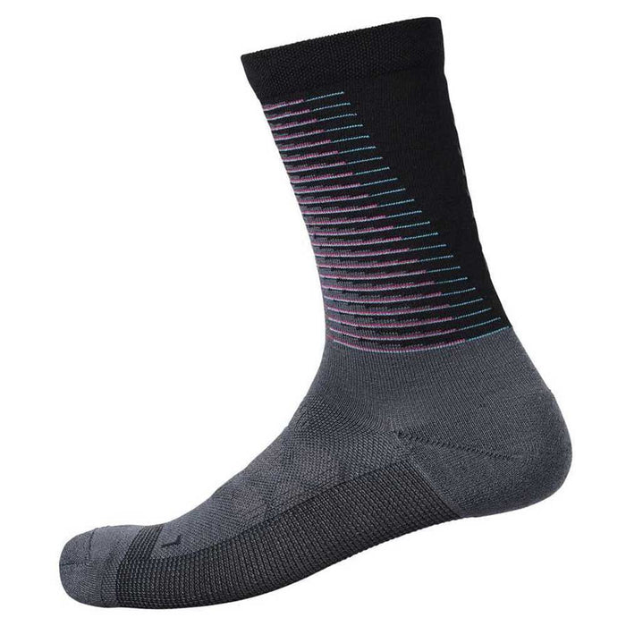 Shimano S-Phyre Merino Tall SocksGray/Pink M-L (Size 41-44)