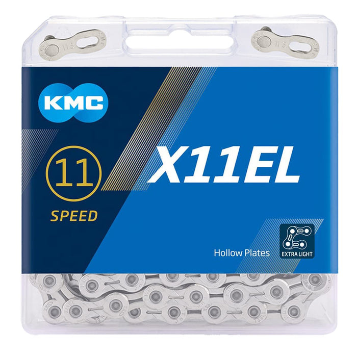 KMC Bike Chain X11, High Speed Bicycle Chain, Unbeatable Durability & Easy Mounting with X-Bridge Outer Plate, Shifting Performance Bicycle Chain, 11-Speed Bike Chain, 1/2" X 11/128" - 118 Links
