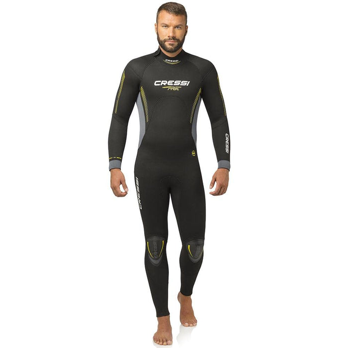 Cressi Fast 5 mm, Black/Yellow, 3XL
