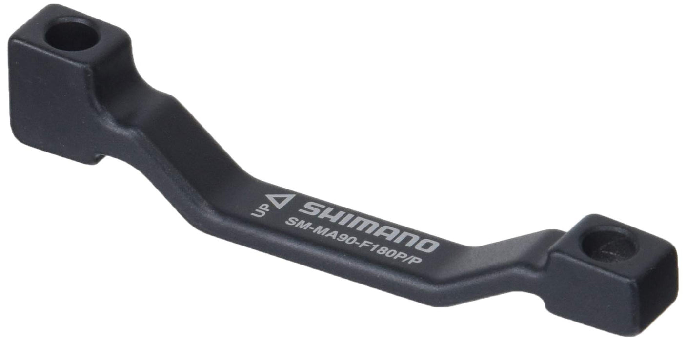 Shimano SM-MA90 F 180 P/P Magnesium Body Compatible Disc Brake Adapter Front 7.1 inches (180 mm) Caliper Post-Mount Base: Post Mount