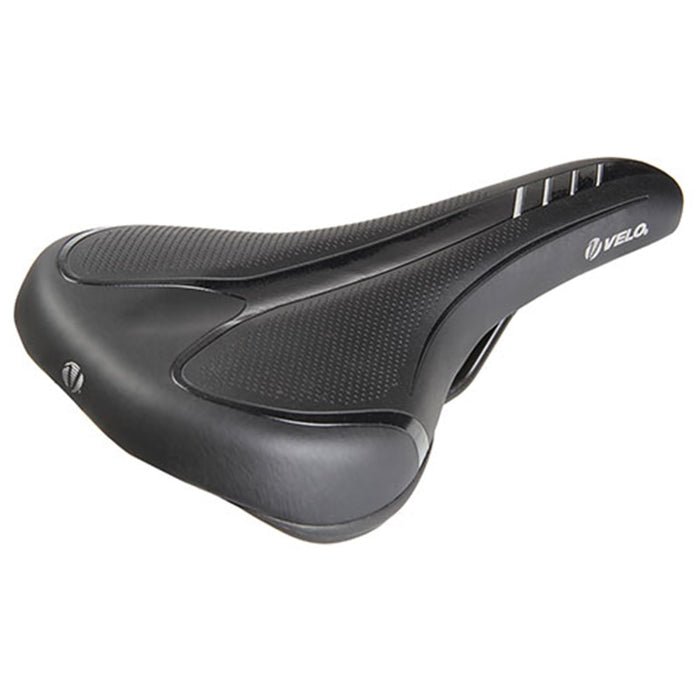 VELO Unisex's Fit Traveller Saddle for Bicycle, Black, Small