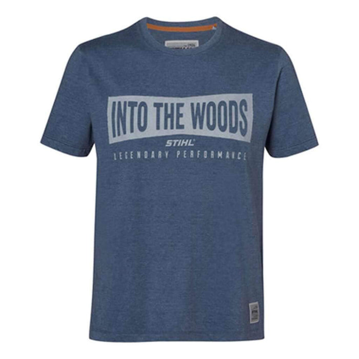 Stihl 0420-100-0848 T-shirt, blue, size S