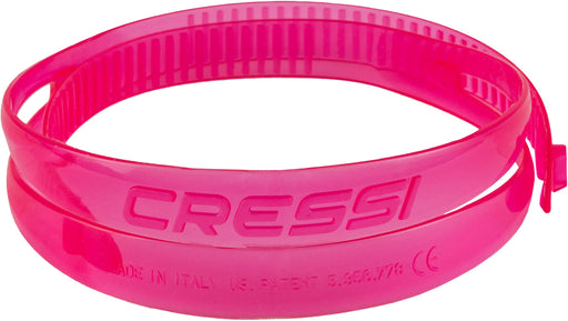 Cressi Swim Goggles Silicone Strap, Pink
