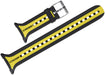Cressi Watchband for Big-Screen Dive Computers Dive Computer Spare Parts, Black/Yellow/Black