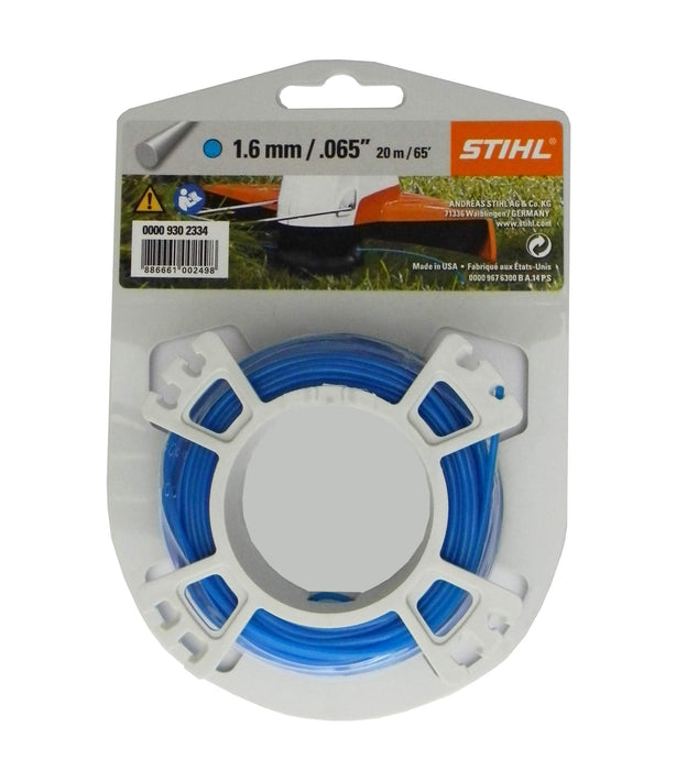 Stihl 0000-930-2334 Line, round 1.6 mm x 19 m, blue