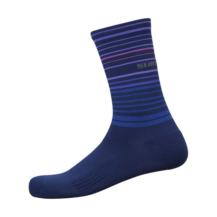 Shimano Original Tall SocksNavy/Purple S-M (Size 36-40)