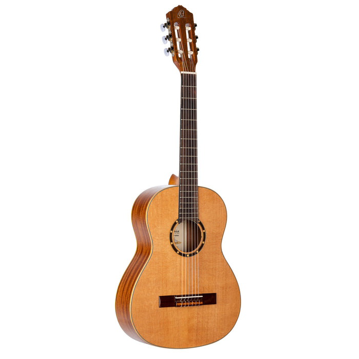 ORTEGA Family Series 3/4 Classical Guitar 6 String - Cedar / Mahogany Gloss Natural + Gigbag