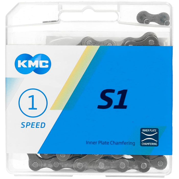 KMC Unisex's S1 Chain, Brown, Wide (1/8")