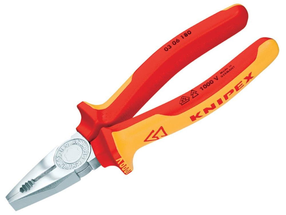 Knipex 03 06 180 SB Combination Pliers 7,09" with insulated handles
