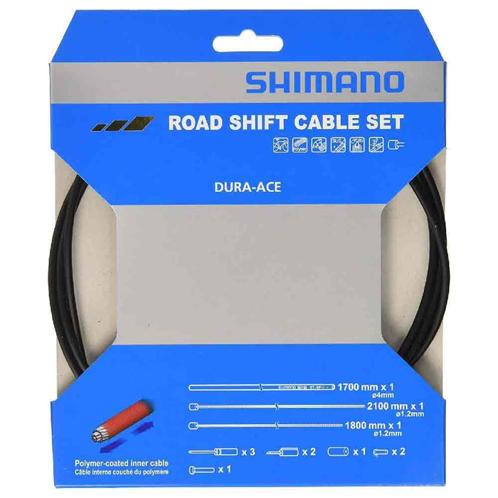 Shimano Shift Cable SetRoad Polymer Coated Black