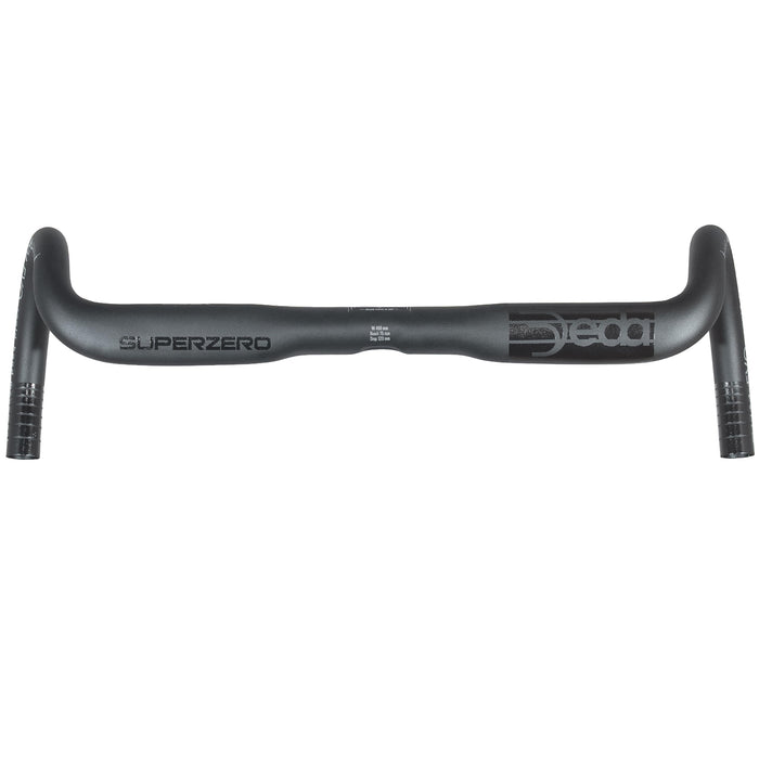 Deda Elementi Superzero Gravel Alloy Handlebars, Polish on Black (PoB), 46cm
