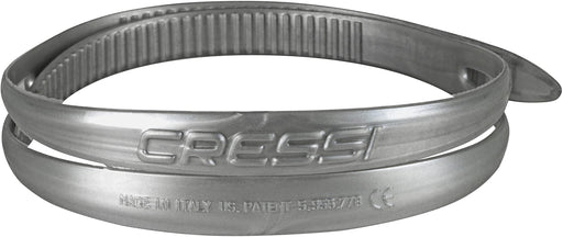 Cressi Swim Goggles Silicone Strap, Grey