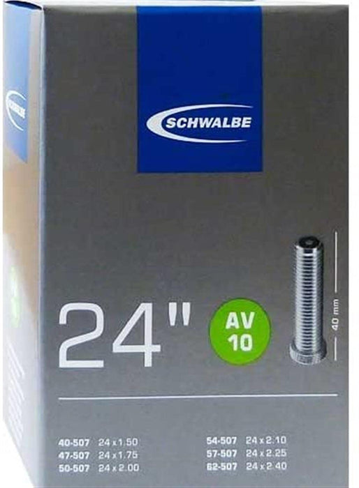 SCHWALBE Bike Tube - 40mm Schraeder/Auto (24 x 1.5-2.5 - 40mm Schraeder - AV10)