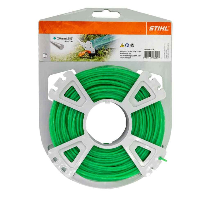 Stihl 0000-930-2418 Round quiet trimmer line 2.0 mm x 60 m,