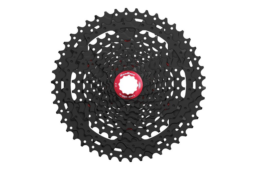 SunRace Unisex Adult CSMX3 1142T 10 Speed Cassette - Black, N/A