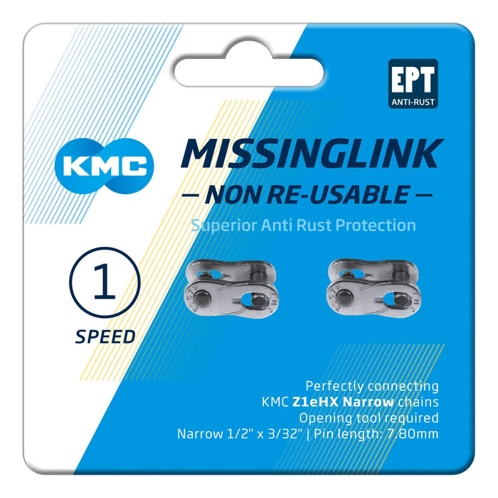 KMC CZ1ENNREP ML Z1eHX Narrow NR EPTSilv 2pc-crd