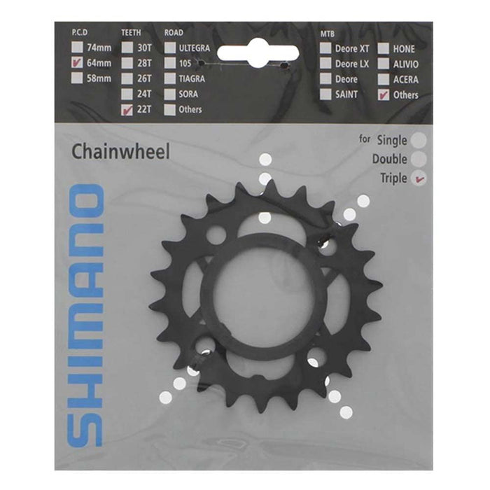 Shimano Chainring 22T AceraFC-M391 Black CN-Protector