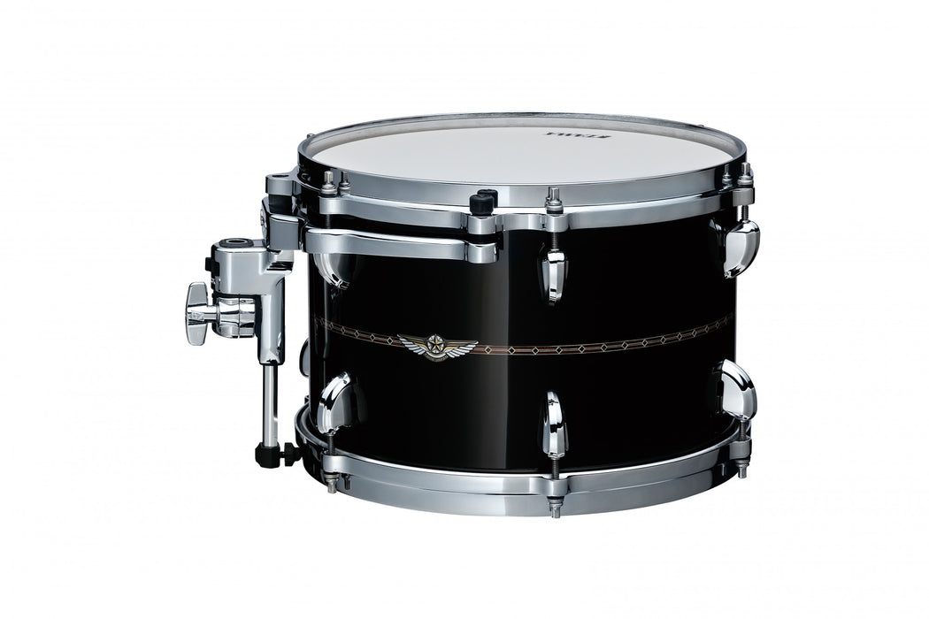 TAMA STAR Maple Rack Tom 8" x 7" - Piano Black/Chrome HW/with Inlay (outside)