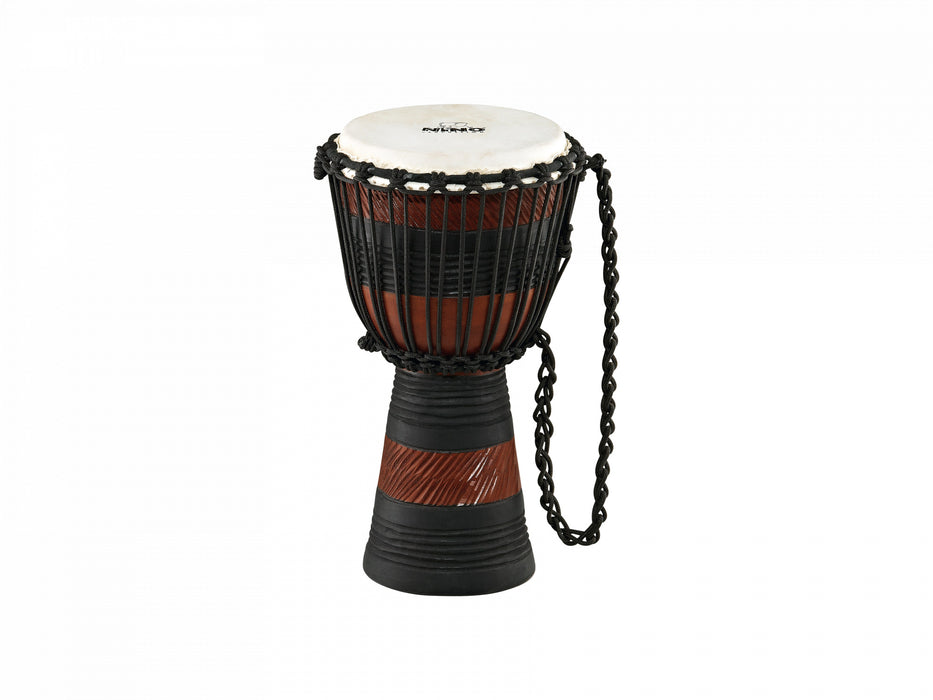 NINO Percussion Earth Rhythm Series Original African Style Rope Tuned Wood Djembe - 8"