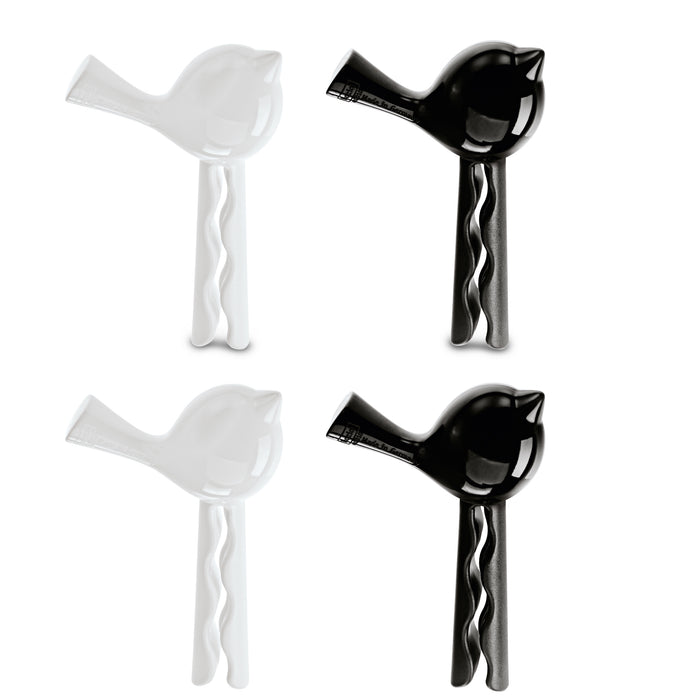Koziol Clip 4 pieces  white/black 5313011