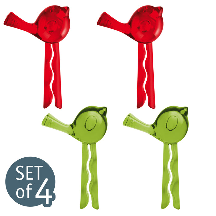Koziol Bag clips 4 pieces  red-green 5313012