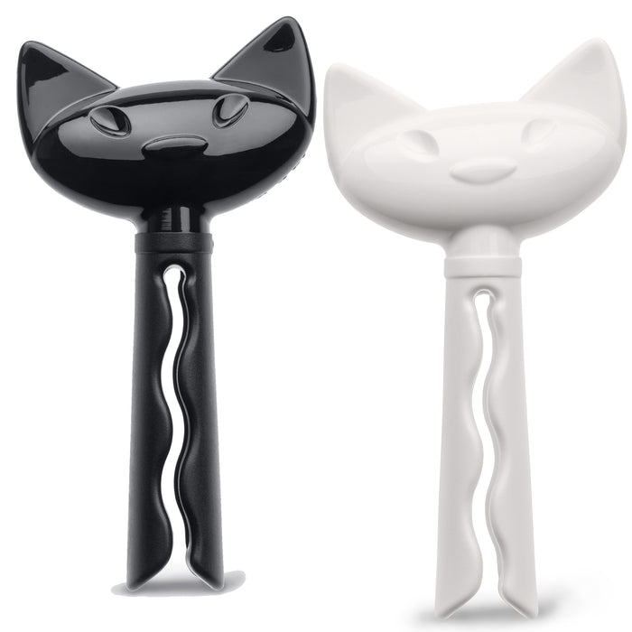 Koziol Bag clips 2 pieces Miaou black and white 5315002