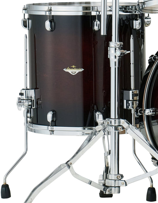 TAMA Starclassic Maple Lacquer Floor Tom 14" x 12" - Dark Mocha Burst/Chrome HW