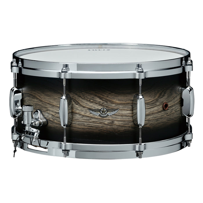 TAMA STAR Walnut Snare Drum 13" x 6" - Satin Black Japanese Sen Burst/Chrome HW