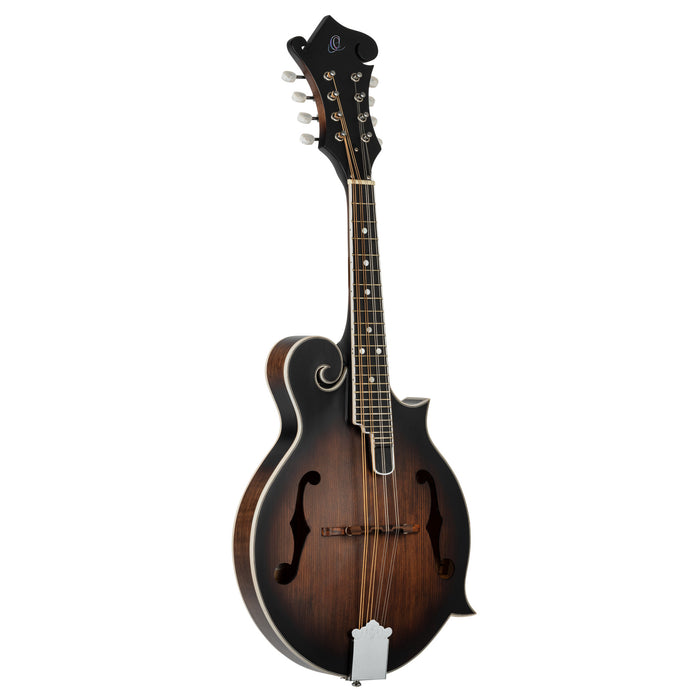ORTEGA Americana Series F-Style Mandolin 8 String - Spruce / Maple Satin Whiskey Burst