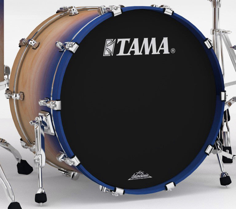 TAMA Starclassic Walnut/Birch Lacquer Bass Drum 20" x 16" - Satin Purple Atmosphere Fade/Chrome HW/without Mount