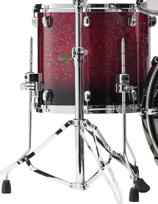 TAMA Starclassic Walnut/Birch Lacquer Floor Tom 14" x 12" - Molten Raspberry Fade/Chrome HW