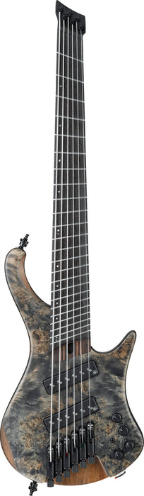 IBANEZ Bass Workshop EHB Electric Bass 6-String Multi Scale - Black Ice Flat + Gig Bag PGPGB