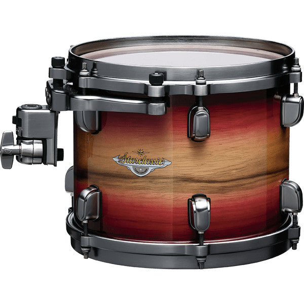 TAMA Starclassic Maple Exotic Rack Tom 12" x 10" - Ruby Pacific Walnut Burst/Black Nickel HW