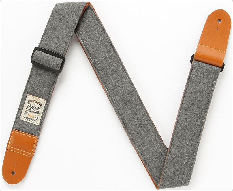 IBANEZ Designer Collection Guitar Strap - Charcoal Gray Denim