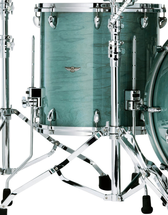 TAMA STAR Walnut Floor Tom 14" x 12" - Smoky Blue Mist/Chrome HW