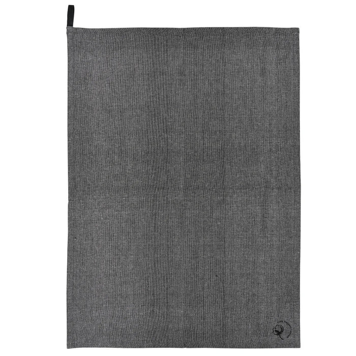 Södahl Kitchen cloth 50 x 70 cm Chambray Organic black 12072