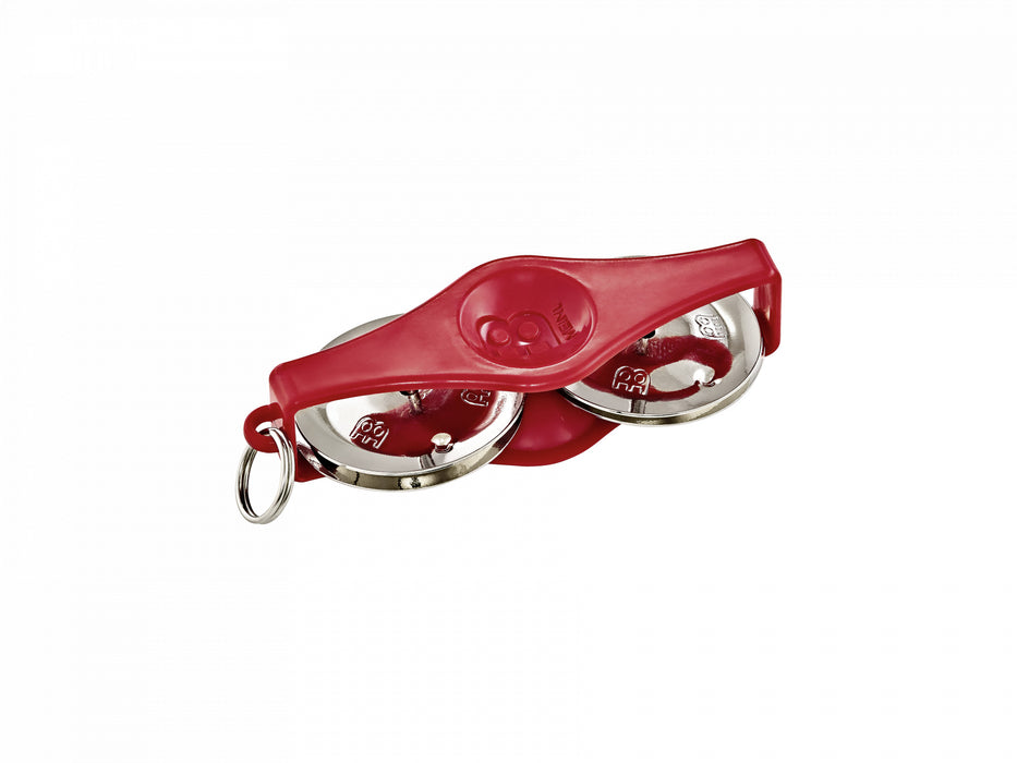 MEINL Percussion Key Ring Tambourine - red
