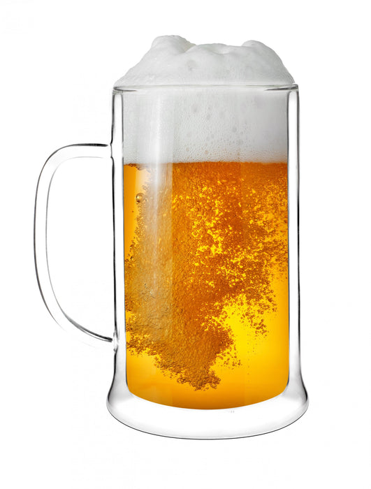 Vialli Design Double wall beer mug with under wall 500ml AMO 21228