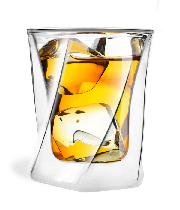 Vialli Design Whiskey double wall glass 300 ml CRISTALLO 25509