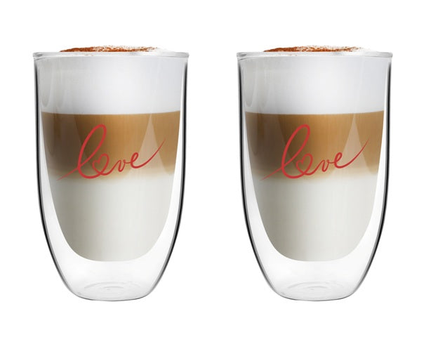 Vialli Design Set of 2 Vita Love glasses 350ml 26483