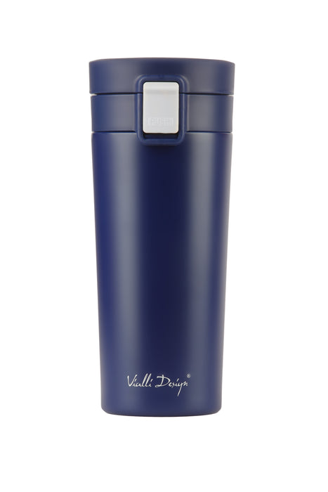 Vialli Design Thermal mug navy blue 400ml FUORI 27701