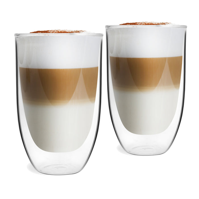 Vialli Design SET of 2 double wall glasses 350ml AMO 27831