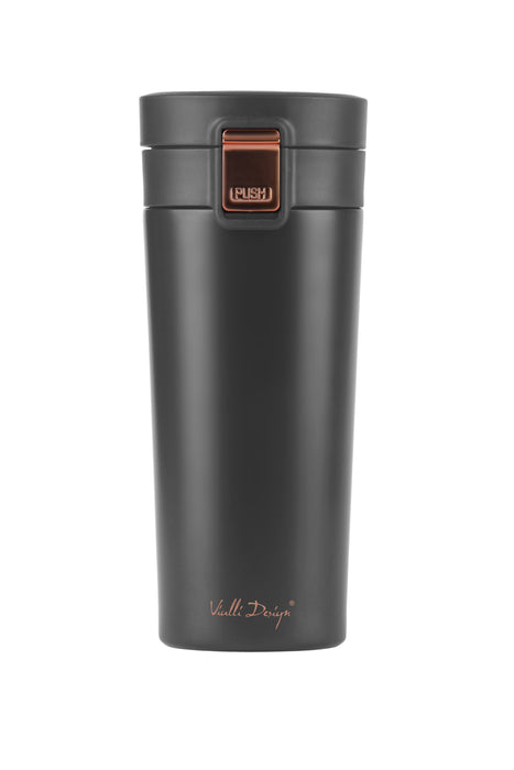 Vialli Design Thermal mug 400ml black rose gold FUORI 28036