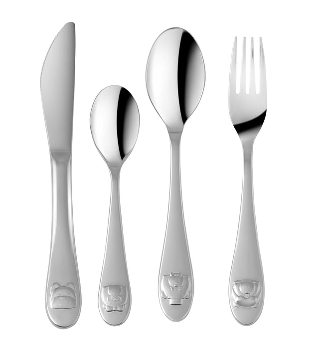 Vialli Design SET of 4 pcs children's cutlery PADDY 28258