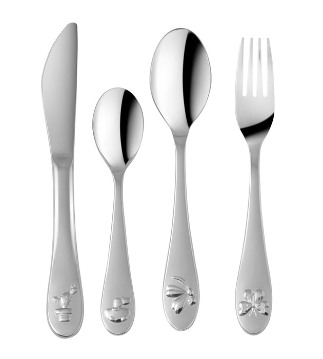Vialli Design Tutti 4-piece children's cutlery set. 8265