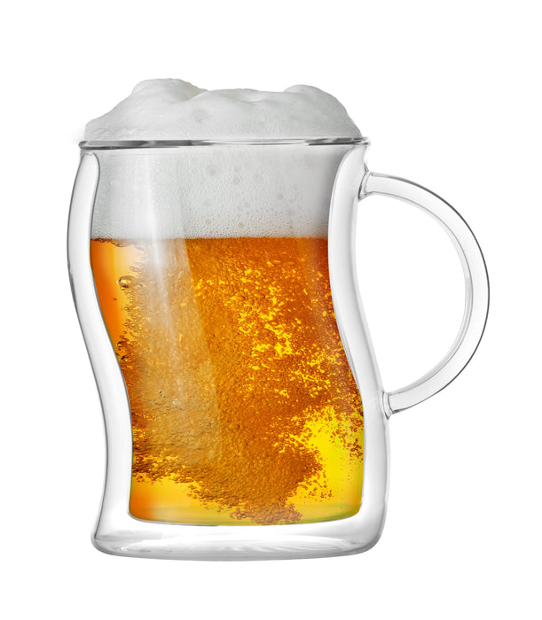 Vialli Design Double wall beer glass 500ml BOLLA 28470