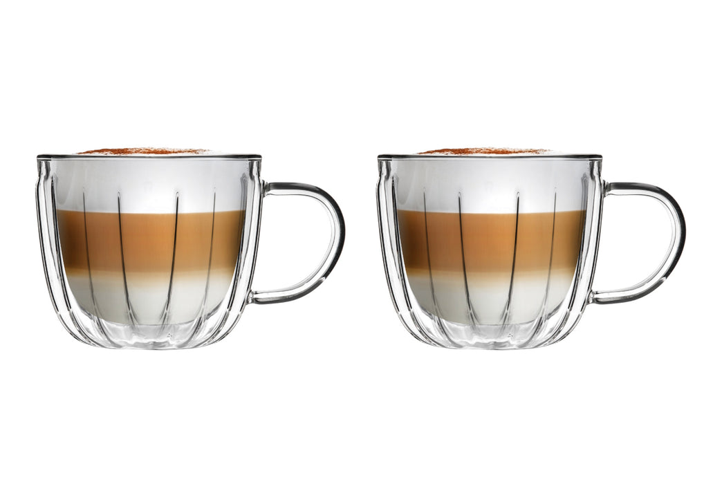 Vialli Design SET of 2 double wall glasses 250ml TULIP 28784