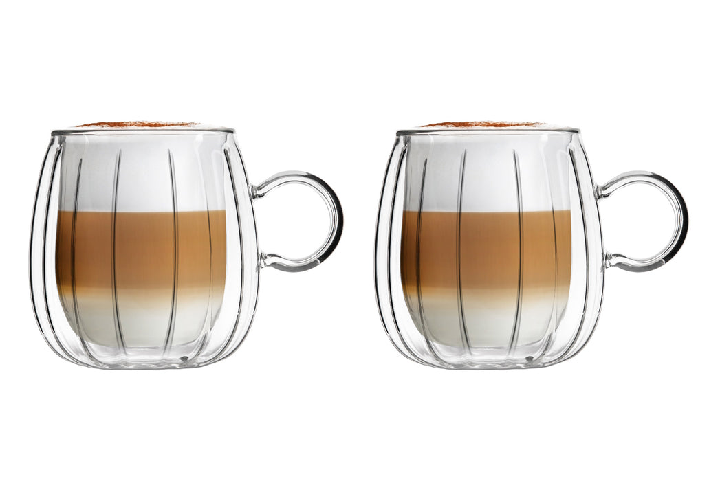 Vialli Design SET of 2 double wall cups 350ml TULIP 28814