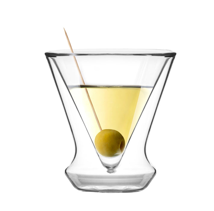 Vialli Design SET of 2 double wall martini glasses SOHO 28937